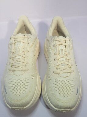 HOKA One One Bondi 9 Wide Women's US Size 11B Vanilla/Birch 1162014 VCH